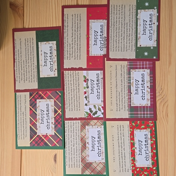 Handmade Harry Potter Themed Boxed Christmas Cards - Picture 2 of 10